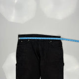 Dickies Carpenter Trousers - 36W 31L Black Cotton