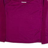 ADIDAS Womens Sweatshirt Purple High Neck XL