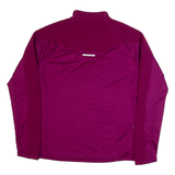 ADIDAS Womens Sweatshirt Purple High Neck XL