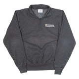 CHAMPION University Of Washington Mens Sweatshirt Grey 1/4 Zip USA XS