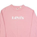 LEVI'S Womens Sweatshirt Pink XS