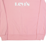 LEVI'S Womens Sweatshirt Pink XS