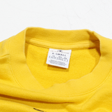 CHAMPION Cropped Womens Sweatshirt Yellow XS