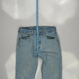 501 Levis Jeans - 32W 30L Light Wash Denim