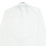 CALVIN KLEIN Sheer Womens Kimono Blouse White 3/4 Sleeve L