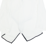 CALVIN KLEIN Sheer Womens Kimono Blouse White 3/4 Sleeve L