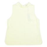 COAST Womens Vest Yellow Sleeveless UK 16