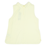 COAST Womens Vest Yellow Sleeveless UK 16