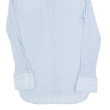 ZARA Womens Shirt Blue Collared Long Sleeve S
