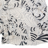 TED BAKER Womens Printed Blouse Pink High Neck Long Sleeve Crazy Pattern M