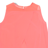 ZARA WOMAN Womens Vest Pink Sleeveless S