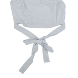 ZARA Womens Cropped Top Grey Sleeveless M