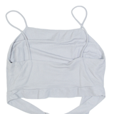 ZARA Womens Cropped Top Grey Sleeveless M
