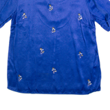 MONSOON Womens Top Blue UK 8