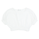 ZARA Womens Cropped Top White S