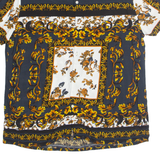 Mens Shirt Beige Floral L