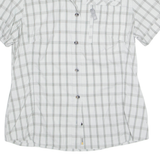 JACK WOLFSKIN Womens Shirt White Check M