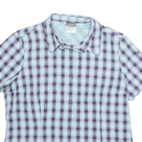 JACK WOLFSKIN Womens Shirt Blue Check M