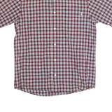 CARHARTT Mens Shirt Maroon Check M