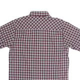 CARHARTT Mens Shirt Maroon Check M