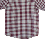 CARHARTT Mens Shirt Maroon Check M