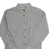 LEVI'S Mens Shirt Black Check Long Sleeve S