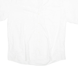 SPORTS Mens Hawaiian Shirt White Floral L
