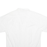 SPORTS Mens Hawaiian Shirt White Floral L