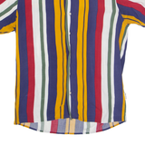 REBEL Mens Shirt Blue Striped M