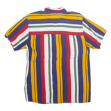 REBEL Mens Shirt Blue Striped M