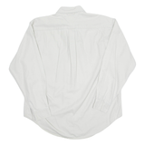 TOMMY HILFIGER Mens Plain Shirt Beige Long Sleeve L