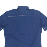 RANCHER Mens Plain Shirt Blue L