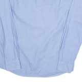 TOMMY HILFIGER Mens Plain Shirt Blue Long Sleeve L