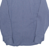 G-STAR RAW Mens Shirt Blue Striped Long Sleeve L