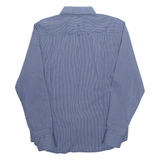 G-STAR RAW Mens Shirt Blue Striped Long Sleeve L
