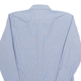 HUGO BOSS Mens Shirt Blue Check Long Sleeve XL