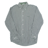 PIERRE CARDIN Mens Shirt Black Check Long Sleeve L