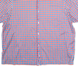 HAYAS Slim Short Mens Shirt Red Check 2XL