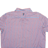 HAYAS Slim Short Mens Shirt Red Check 2XL