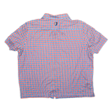 HAYAS Slim Short Mens Shirt Red Check 2XL