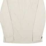 PME LEGEND Zip Up Mens Plain Shirt Cream Long Sleeve M