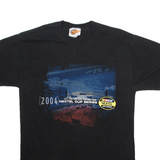 WINNERS CIRCLE Nascar 2004 Nextel Cup Series Mens T-Shirt Black USA L