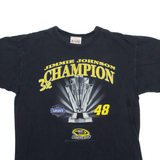 NASCAR CHASE Jimmie Johnson Champions Mens T-Shirt Black USA L