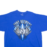 NASCAR Tony Stewert Mens T-Shirt Blue USA 2XL