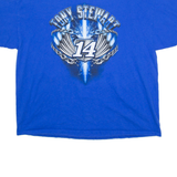 NASCAR Tony Stewert Mens T-Shirt Blue USA 2XL