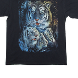 ROOK & MANG Tiger Mens T-Shirt Black L