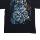 ROOK & MANG Tiger Mens T-Shirt Black L