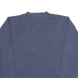 TOMMY HILFIGER Mens Jumper Blue V-Neck Tight Knit L