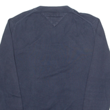 TOMMY HILFIGER Mens Jumper Blue Tight Knit L