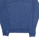 TOMMY HILFIGER Mens Jumper Blue Tight Knit M